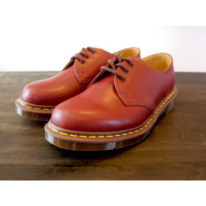 イングランド製 ドクターマーチン Dr.Martens 3ホール 3アイレット メンズ レディース VINTAGE 1461 OXBLOOD 12877601 QUILON made in ENGLAND 正規品｜shoe-go-shoe｜10