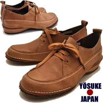 レディース 本革レースアップシューズ 日本製 3eワイズ ヨースケ Yosuke 靴 Yosuke 靴カフェ 通販 Yahoo ショッピング