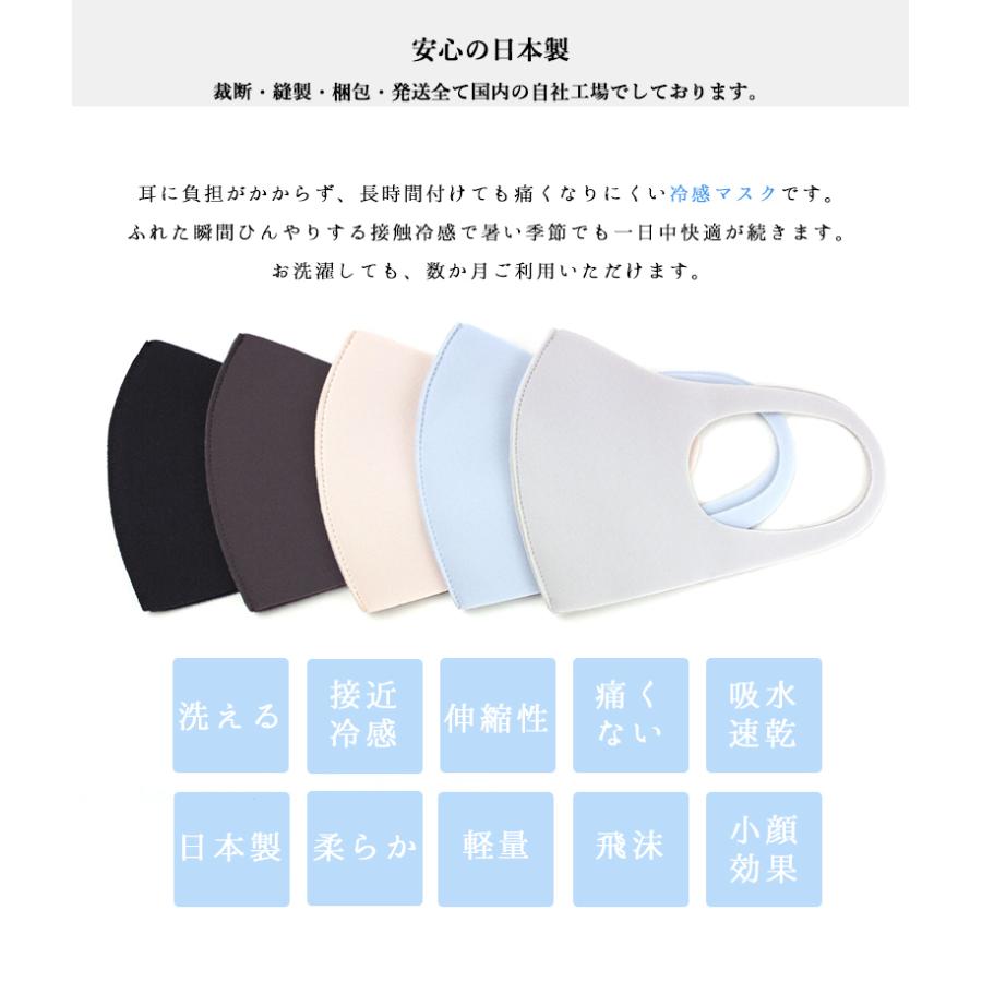 送料無料】接触冷感素材 冷感マスク 飛沫防止 洗えるマスク ウレタン