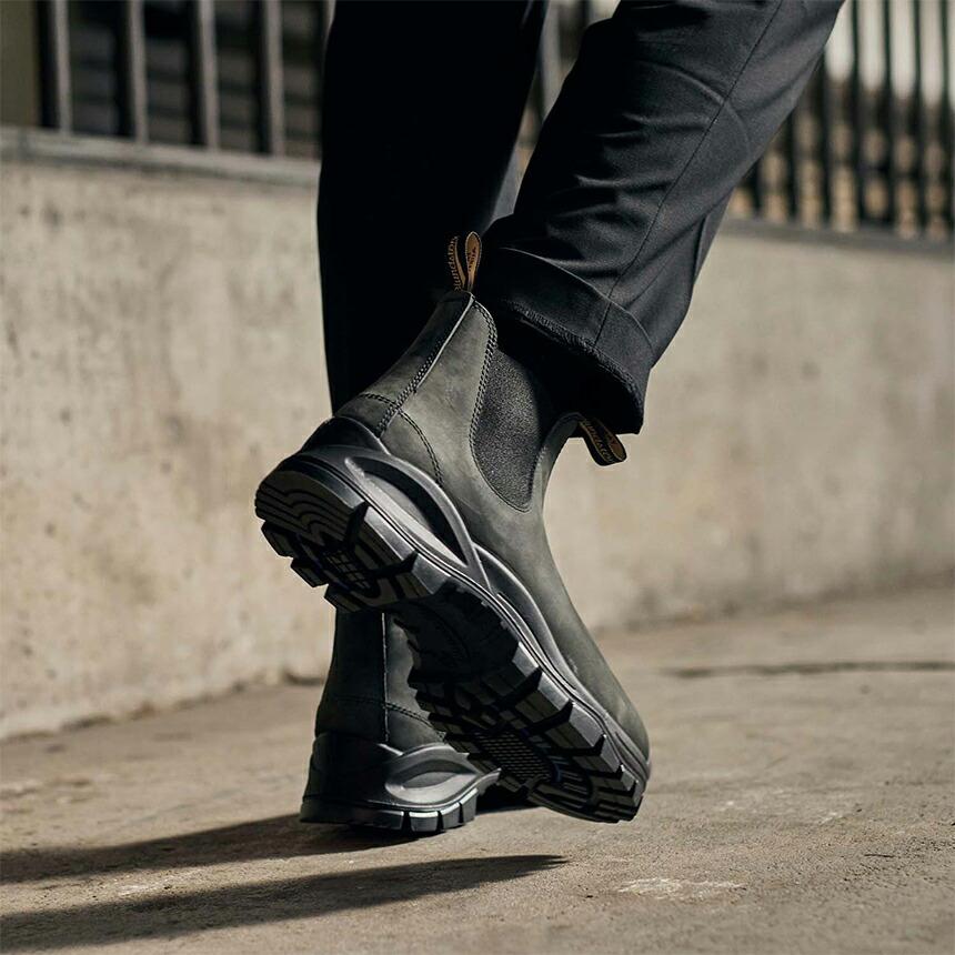 美品 Blundstone ブランドストーン ラグブーツ サイドゴア ヌバック BLUNDSTONE（ブランドストーン） Blundstone LUGBOOT ラグブーツ