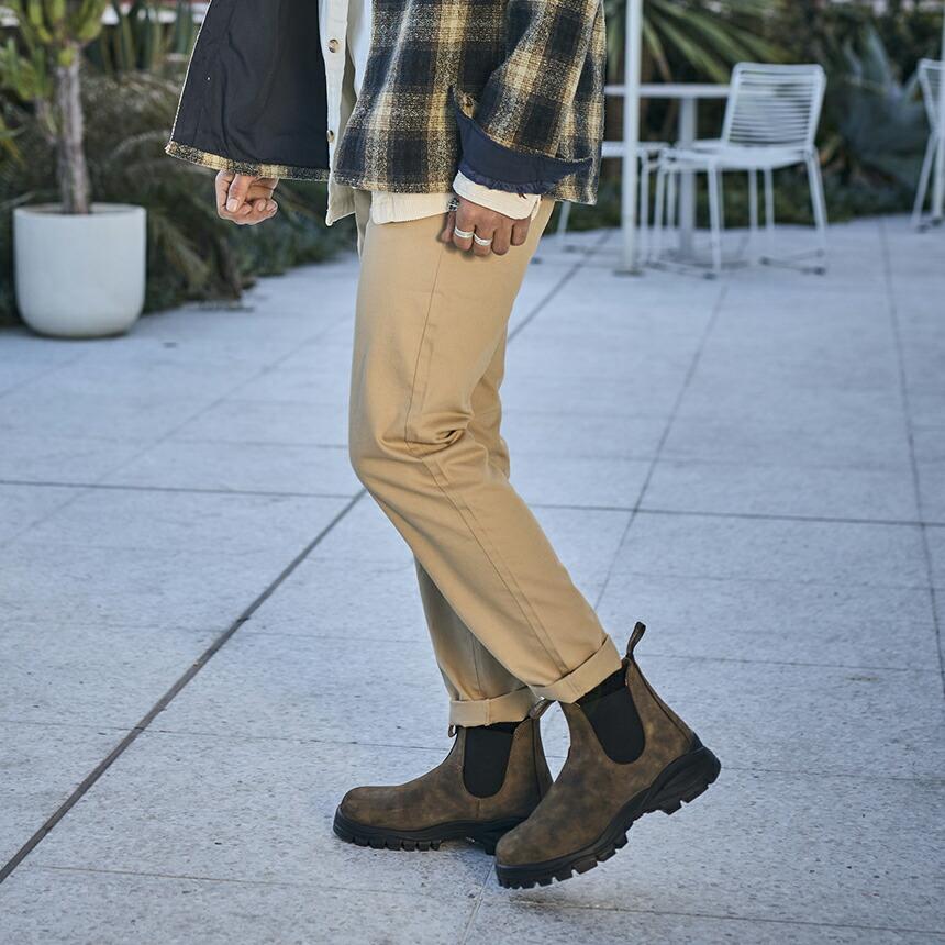 美品 Blundstone ブランドストーン ラグブーツ サイドゴア ヌバック BLUNDSTONE（ブランドストーン） Blundstone LUGBOOT ラグブーツ