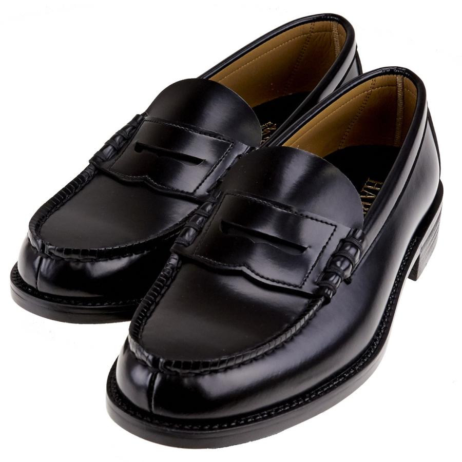 ハルタ HARUTA 6550 メンズ ローファー ゆったり 幅広 3E 学生靴 通学 日本製 正規取扱店 黒 ブラック 靴のシューマート - 通販  - PayPayモール
