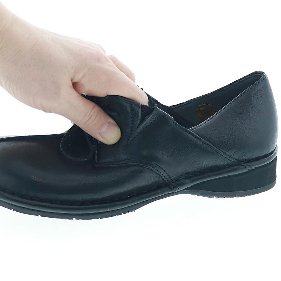 レディース カジュアル コンフォートシューズ 足に優しい 幅広3E 本革