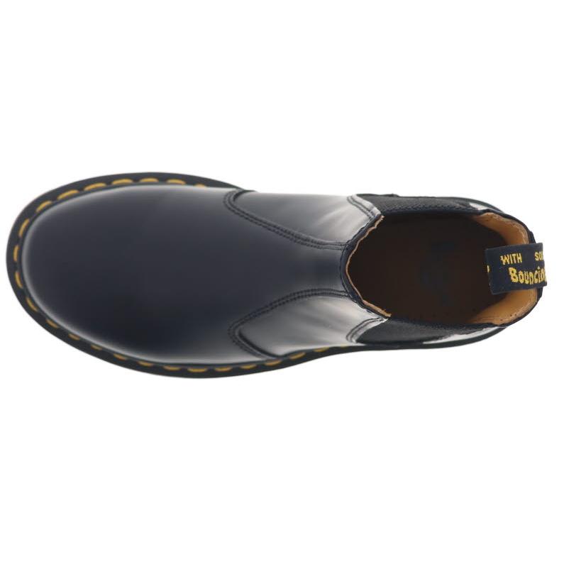 Dr.Martens◇チェルシーブーツ/サイドゴア/24.5cm/BLK/レザー/22227001