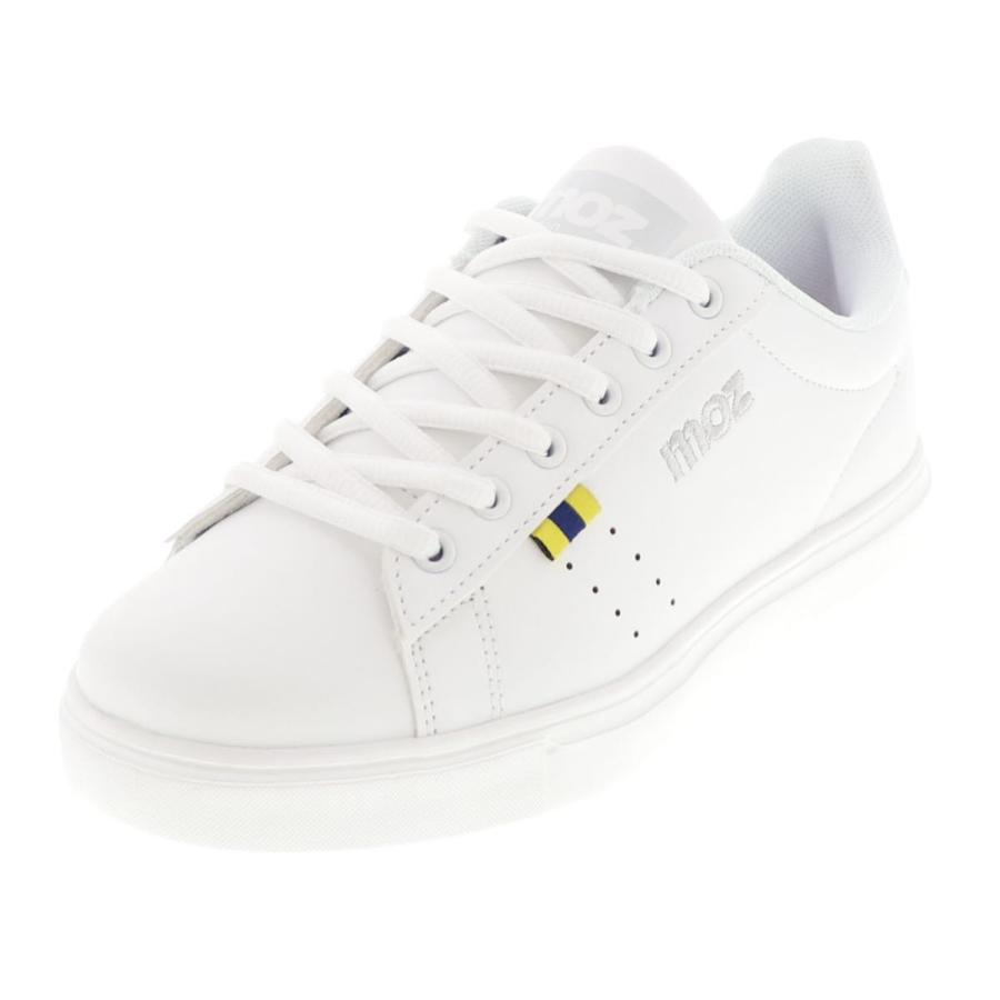 モズ レディース スニーカー カジュアル シューズ Moz 5015 ローカット コートタイプ 軽量 紐靴 通勤 通学 白 ホワイト 黒 ブラック 22 5cm 24 5cm 靴のシューマート 通販 Paypayモール