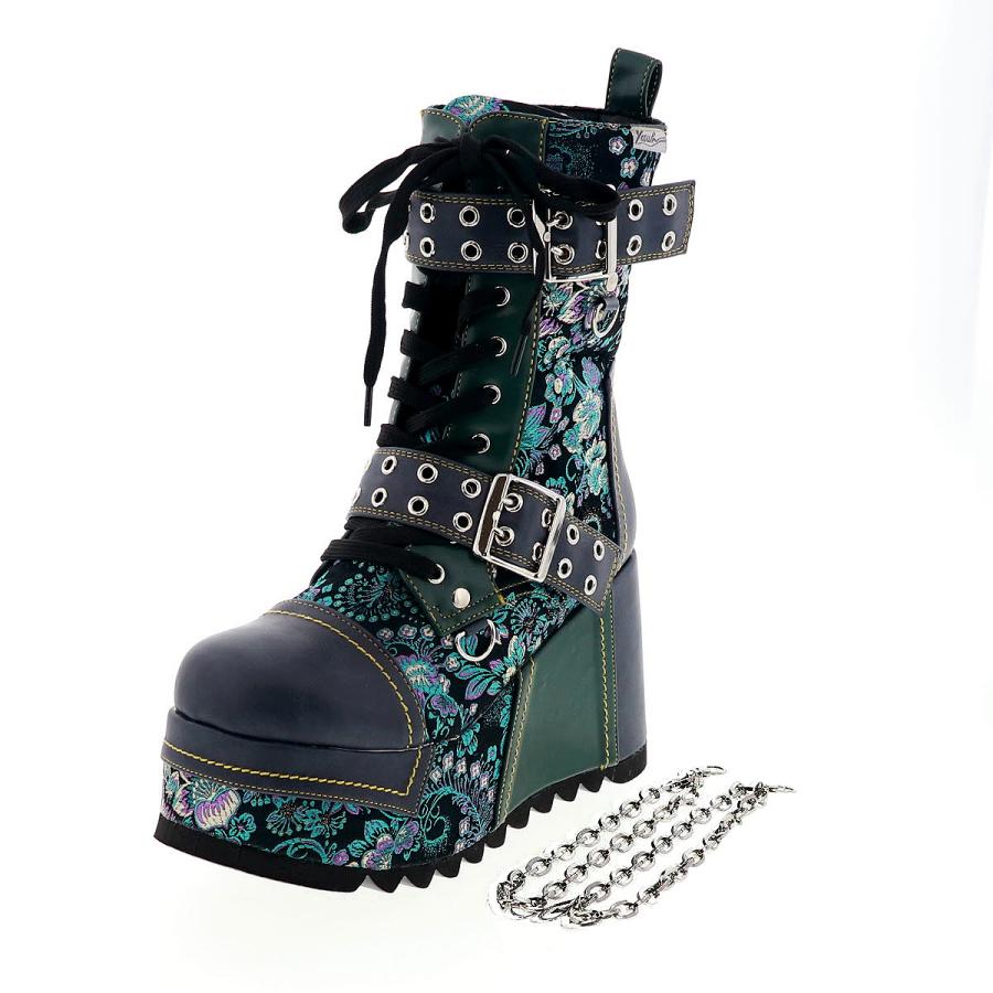 原宿店限定 YOSUKE 厚底レースアップブーツ パンク 地雷系 原宿店