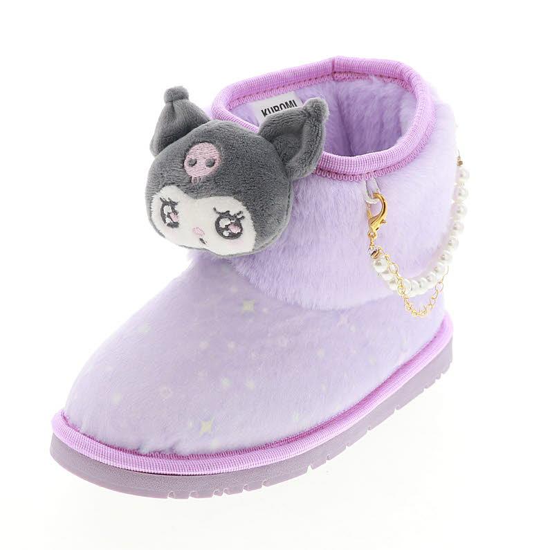 クロミ Sanrio サンリオ キッズ ブーツ ムートン調 H81245 ふわふわ