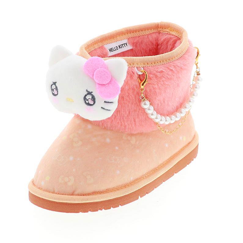 ハローキティ Sanrio サンリオ キティちゃん キッズ ブーツ ムートン調