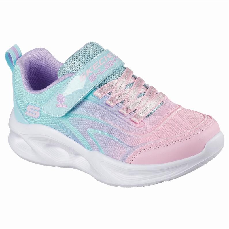 SKECHERS（スケッチャーズ） キッズ スニーカー 光る靴 ソラ グロー