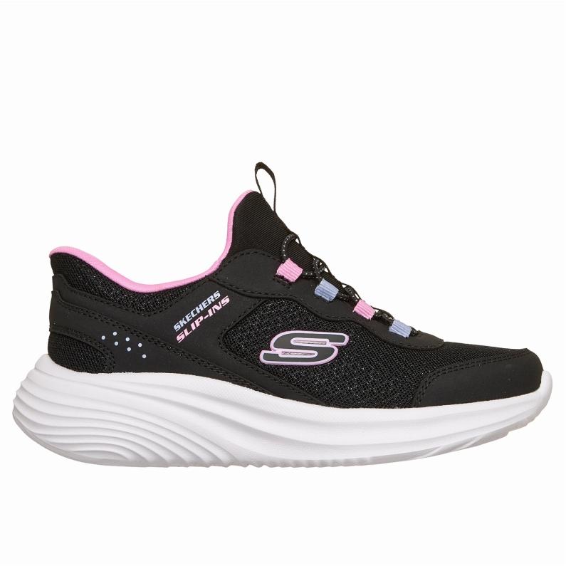 SKECHERS スケッチャーズ スリップインズ キッズ ジュニア スニーカー BOUNDER PRO 303690L BLK BLACK ブラックの画像
