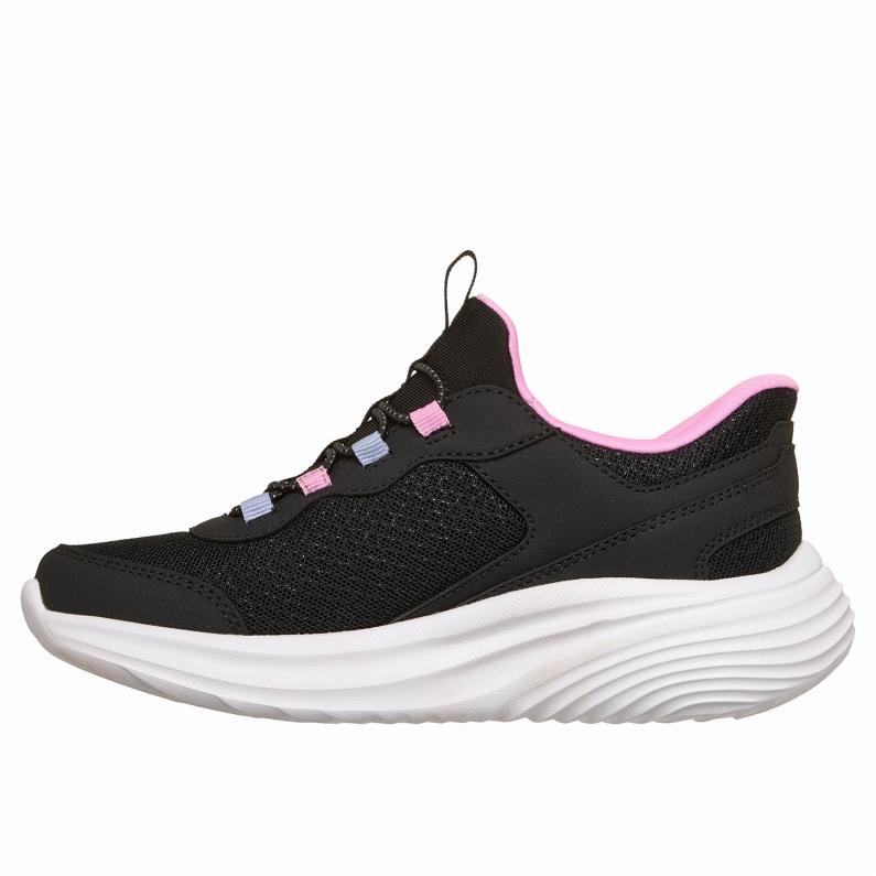 SKECHERS スケッチャーズ スリップインズ キッズ ジュニア スニーカー BOUNDER PRO 303690L BLK BLACK ブラックの画像