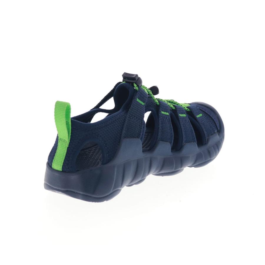 KEEN キーン ビッグキッズ ハイパーポート エイチツー キッズ サンダル HYPERPORT H2 1031915 NAVEAL ACADEMY/VIBRANT GREEN 夏 アウトドア レジャーの画像