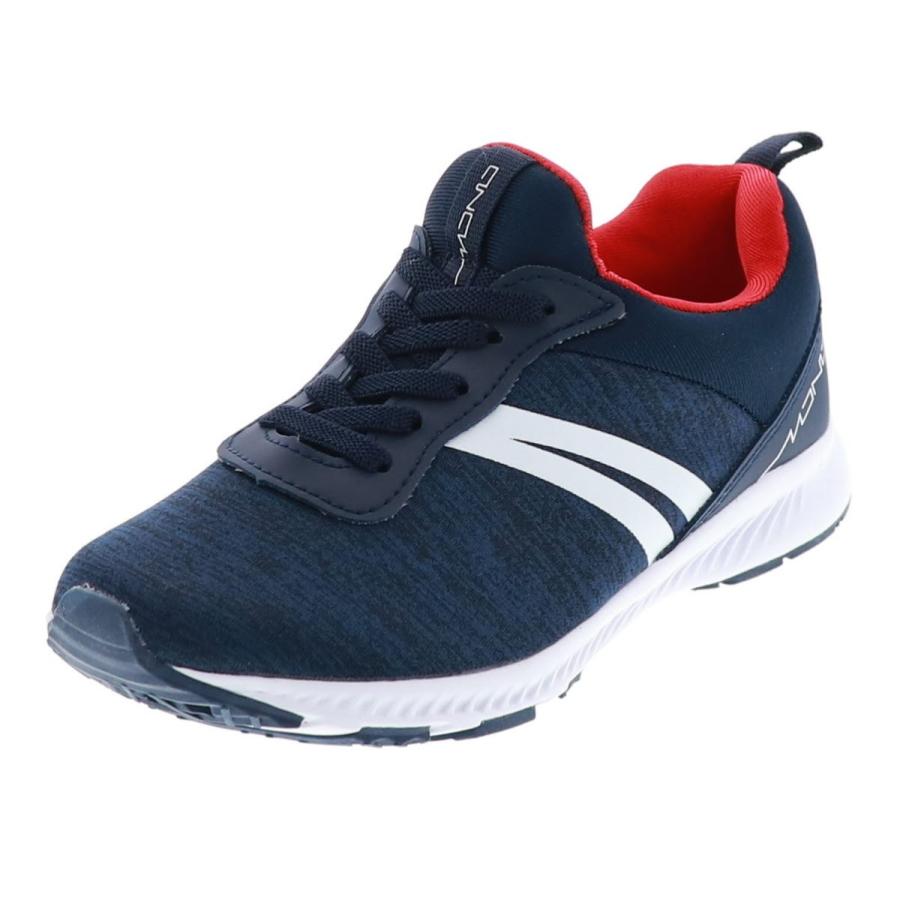 モノ Mono シューマートオリジナル キッズ ジュニア スニーカー スリッポン シューズ 運動靴 2e 軽量 Mn 901 ネイビー レッド 靴の シューマート 通販 Paypayモール