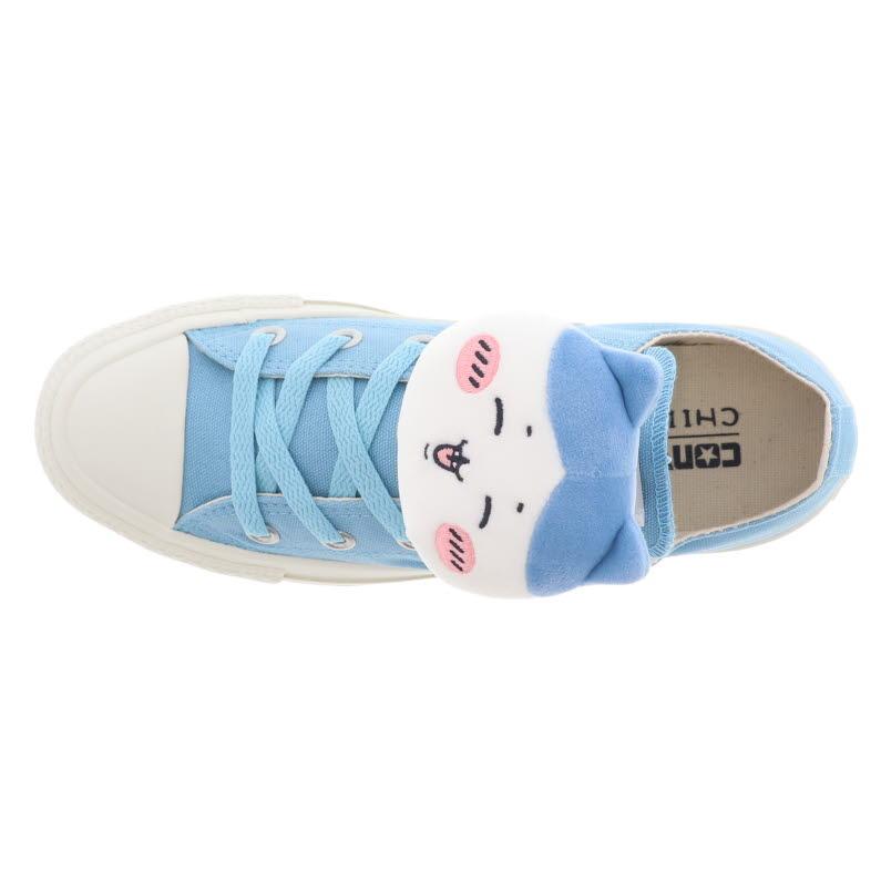 【新品】CONVERSEちいかわ ブルースニーカー ハチワレ ALL STAR コンバース オールスター MC OX / ちいかわ ハチワレ ブルー