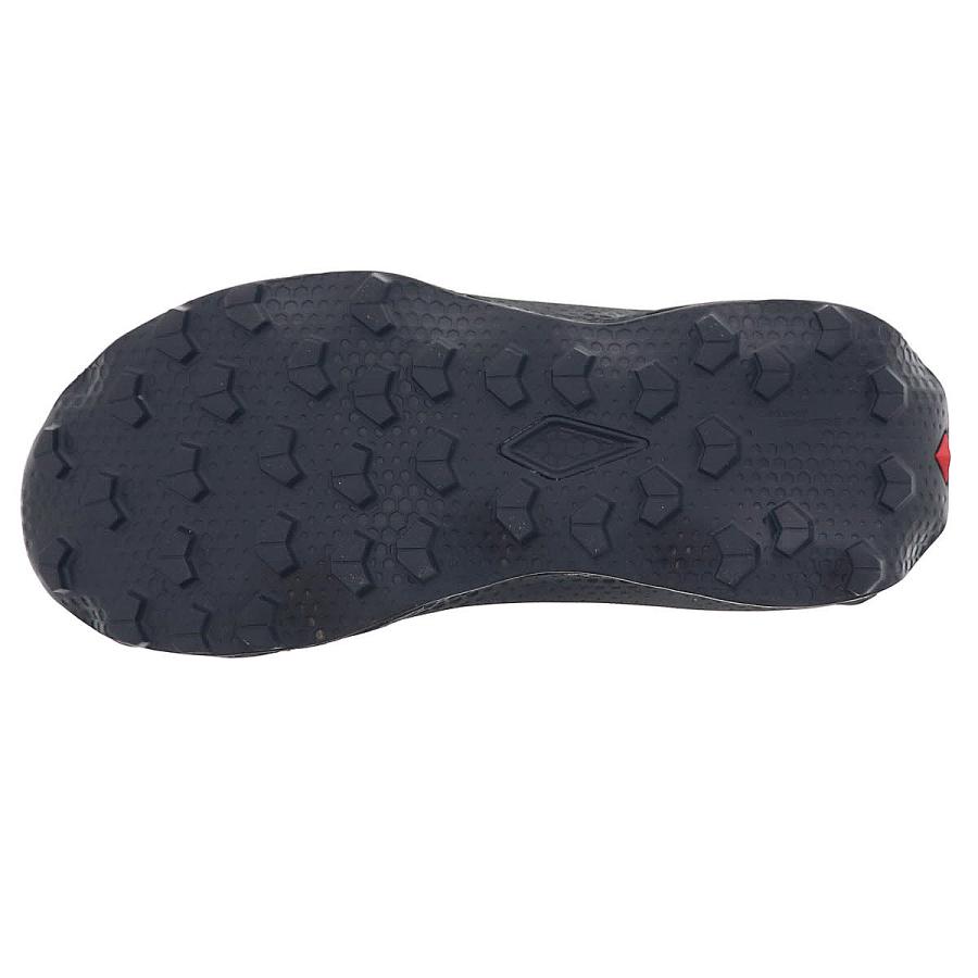 サロモン メンズ スニーカー 男性用 トレイル ランニングシューズ アウトドア SALOMON ULTRA FLOW 2 GORE-TEX 防水 479814 27 V0 ブラック/グリーンの画像