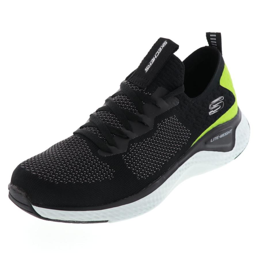 スケッチャーズ メンズ スニーカー スリップオンスタイル シューズ Skechers Solar Fuse Valedge ブラック 靴のシューマート 通販 Paypayモール