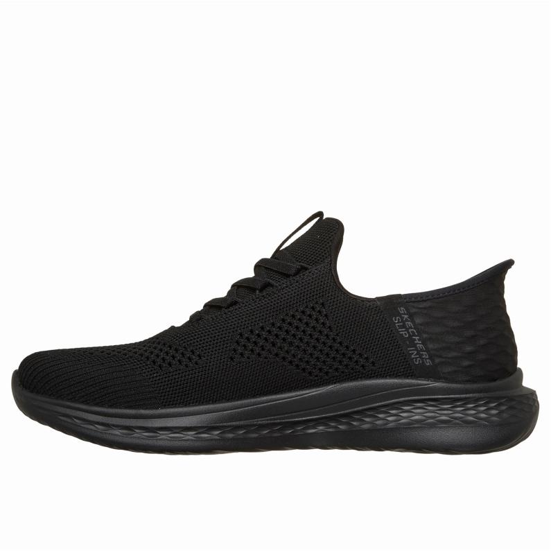SKECHERS（スケッチャーズ） スリップインズ メンズ スニーカー 210810 BBK スレイド - クイント ブラック : 靴のシュー ...