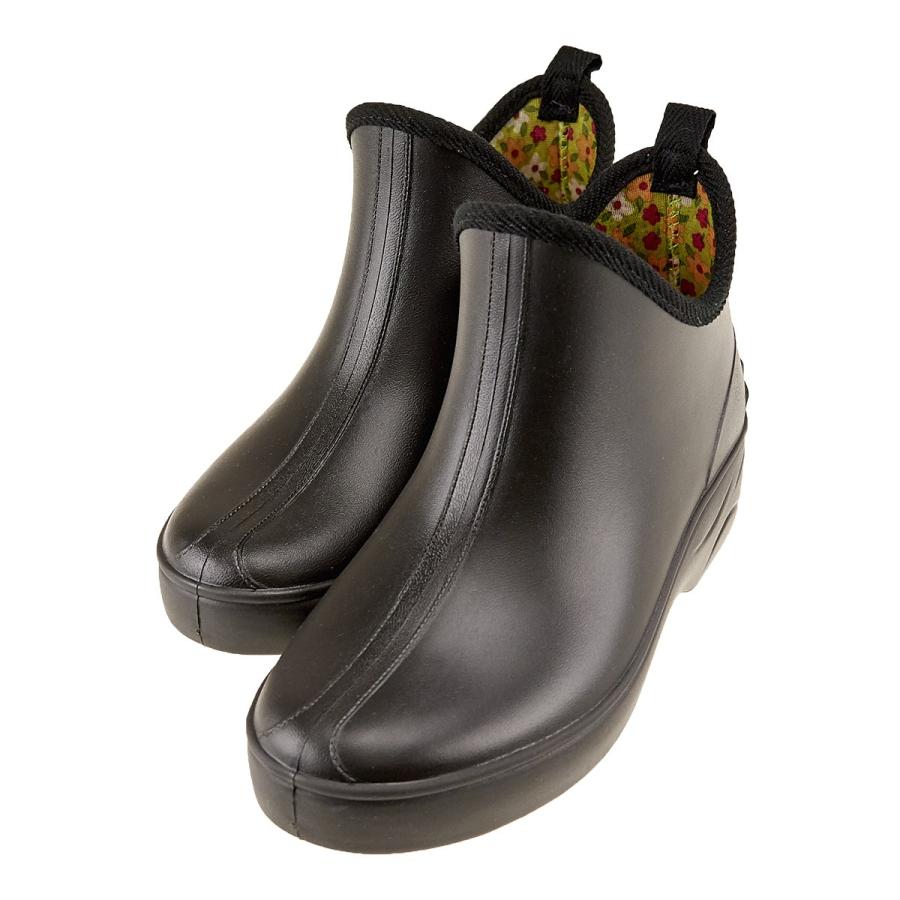 レディース レインブーツ ショート丈 防水 長靴 雨靴 ガーデニング