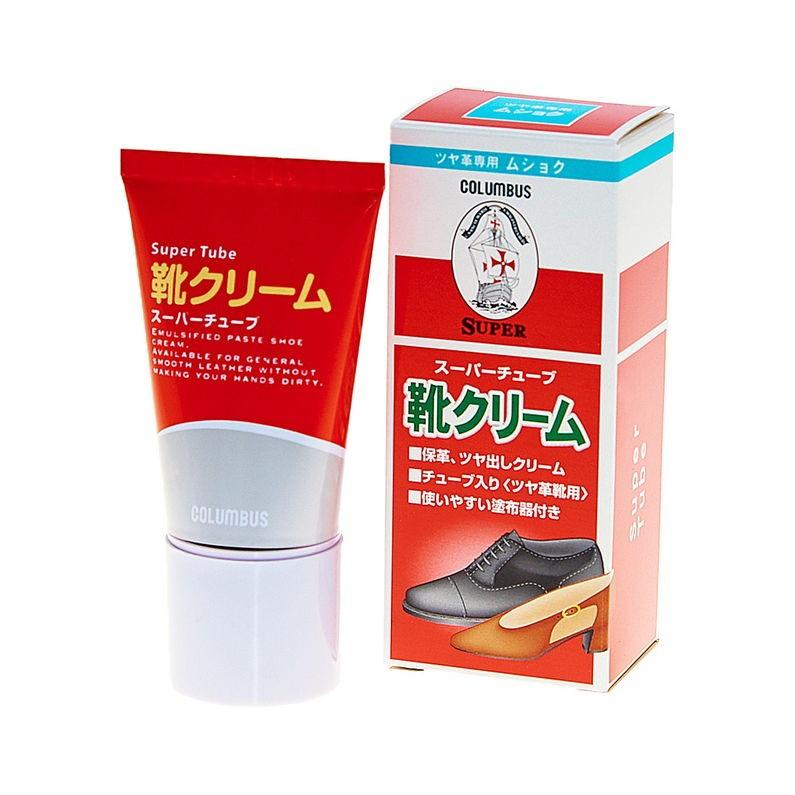 靴クリーム チューブ入り Colombus コロンブス スーパーチューブ 靴用の保革剤 無色 50g 靴のシューマート 通販 Paypayモール