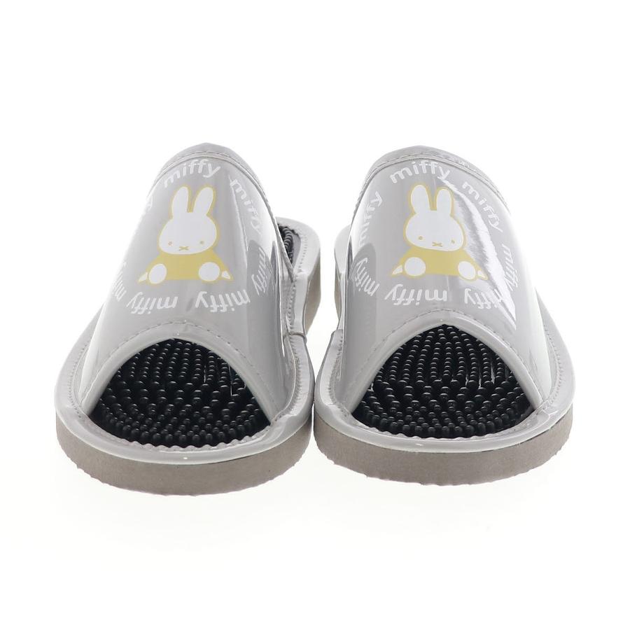 Miffy（ミッフィー） ルームシューズ スリッパ 室内履き グレー 