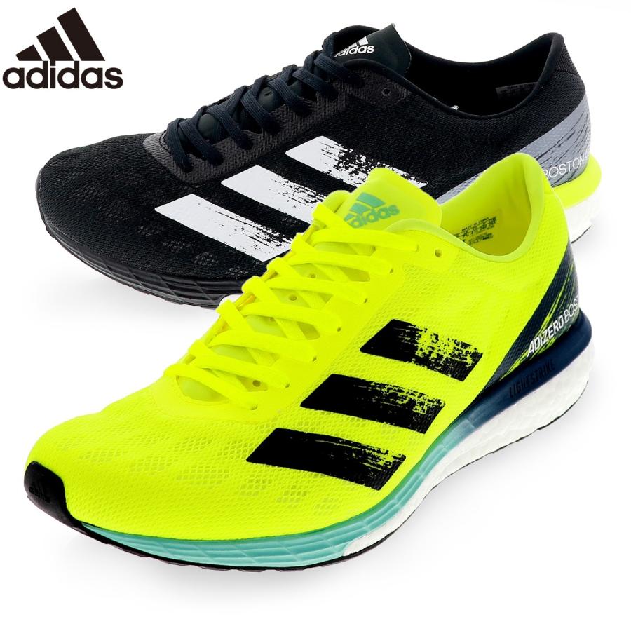 アディダス ランニング シューズ メンズ スニーカー ローカット アディゼロ ボストン 9 軽量 メッシュ H イエロー Fy0343 ブラック 25 0cm 28 0cm 靴のシューマート 通販 Paypayモール