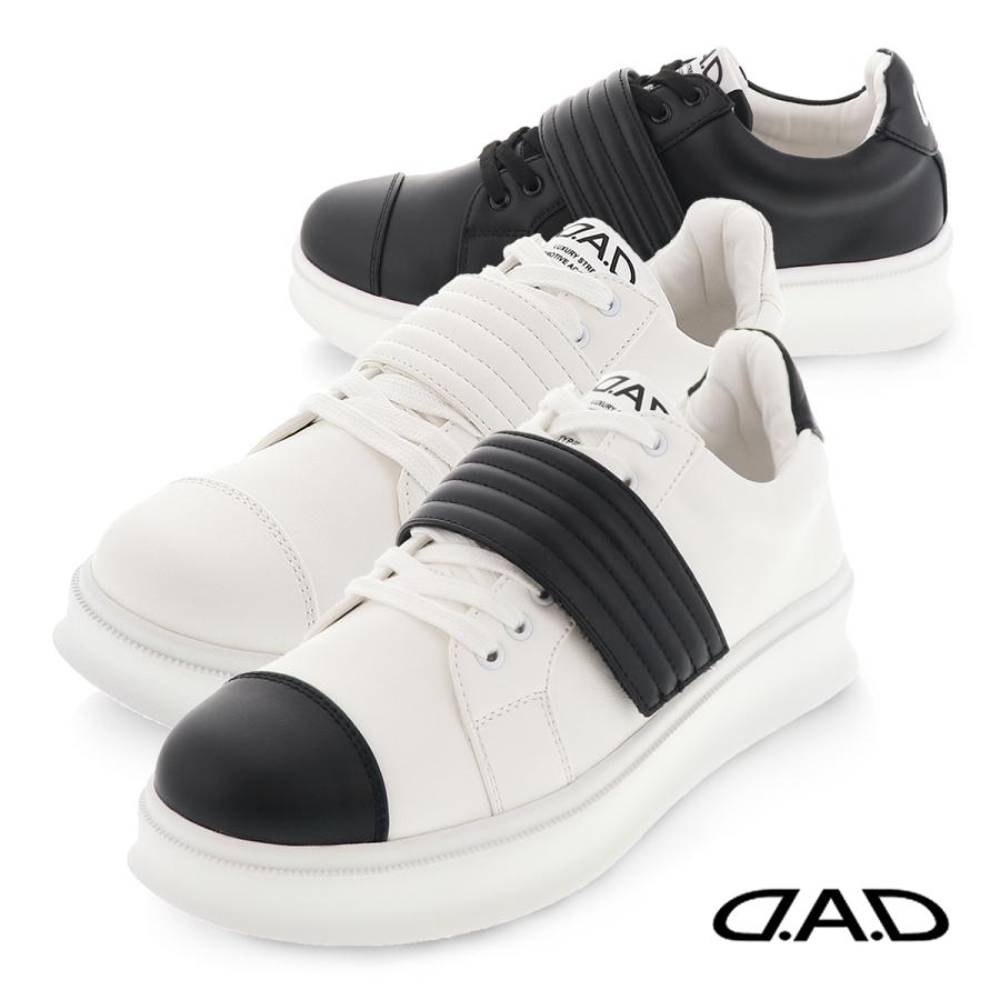 D A D ギャルソン メンズ スニーカー ローカット カジュアル シューズ キルトベルト 厚底 Dd217 1428 ホワイト ブラック コンビ S M L Ll 靴のシューマート 通販 Paypayモール