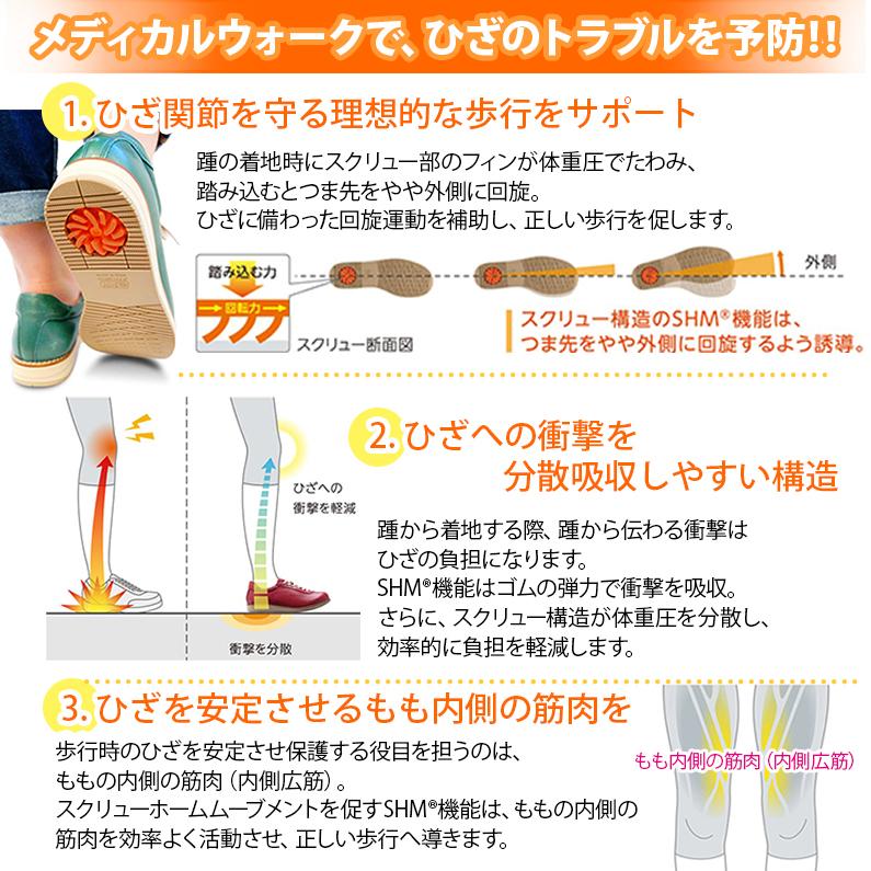 アサヒシューズ アサヒ メディカルウォーク MF メンズ ウォーキング