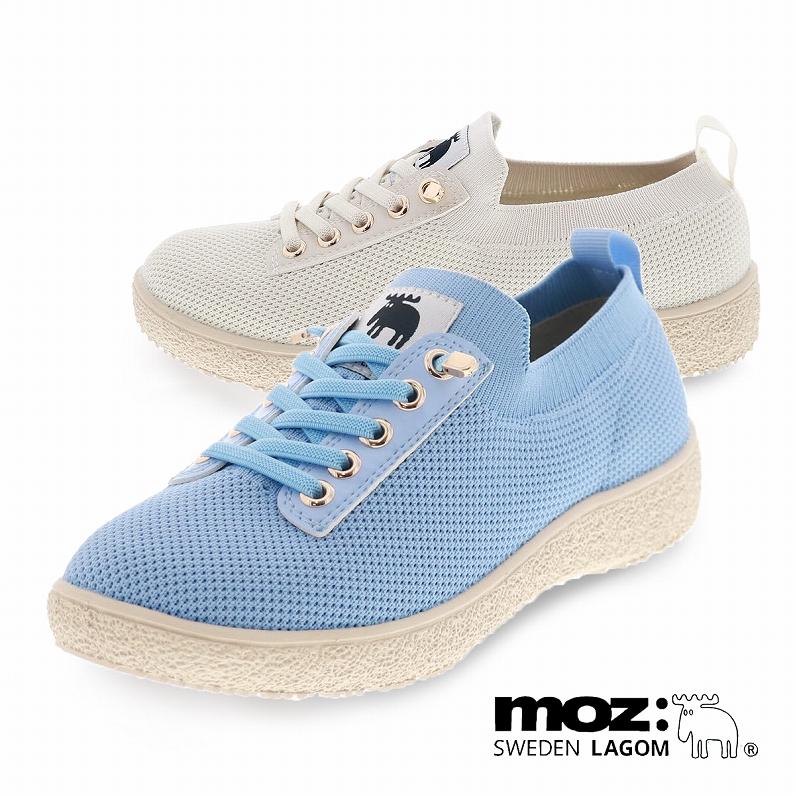 moz（モズ） 靴 レディース スニーカー ローカット メッシュ ニット