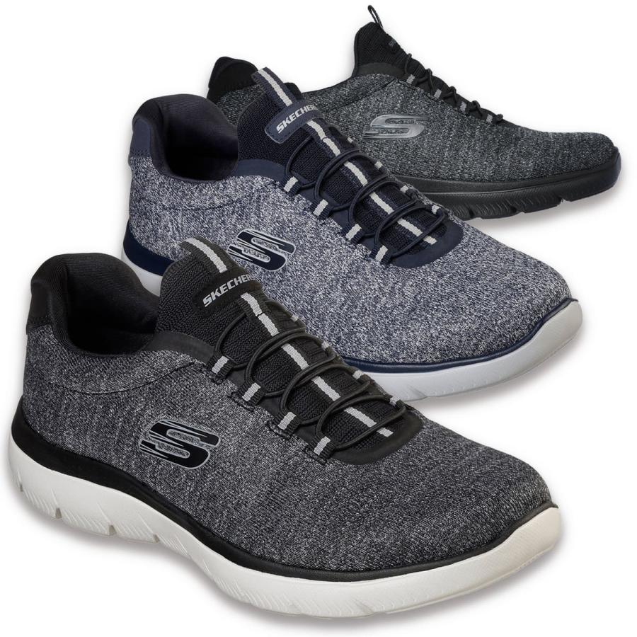SKECHERS（スケッチャーズ） メンズ スニーカー SKJ-52813W-BBK/BKW