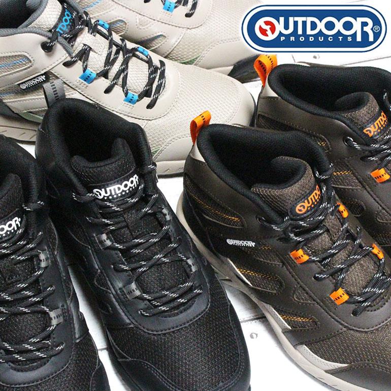 OUTDOOR PRODUCTS アウトドアプロダクツ 防水スニーカー ミッド OUTDOOR PRODUCTS アウトドアプロダクツ 防水スニーカー ミッド