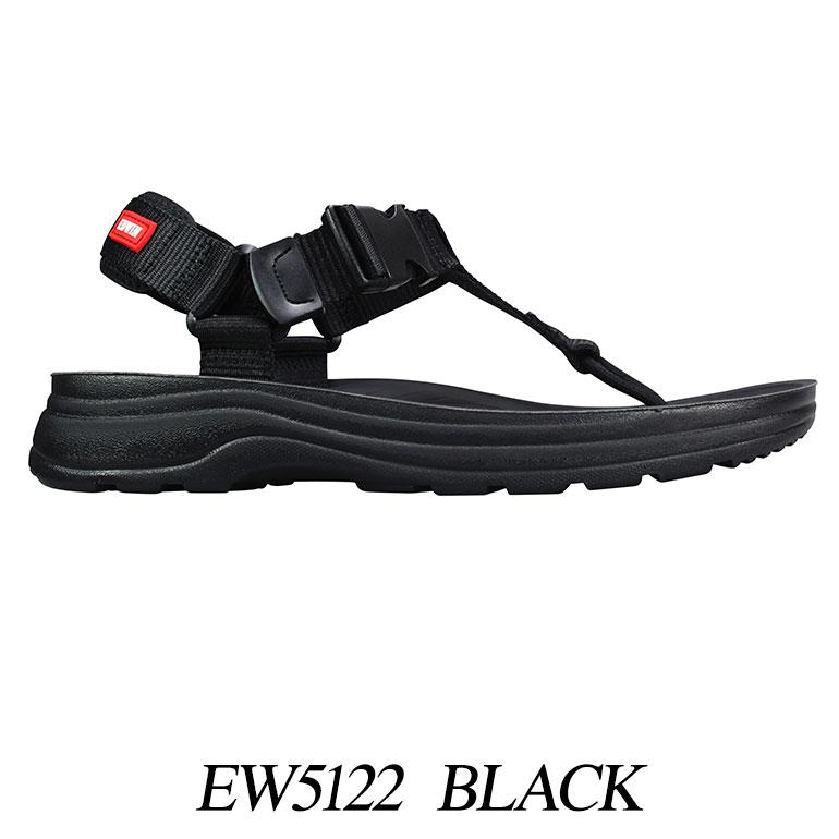  SLIDER ブラック トングサンダル EDWIN（エドウィン） サンダル メンズ EW5122 黒 ブラック スポーツ