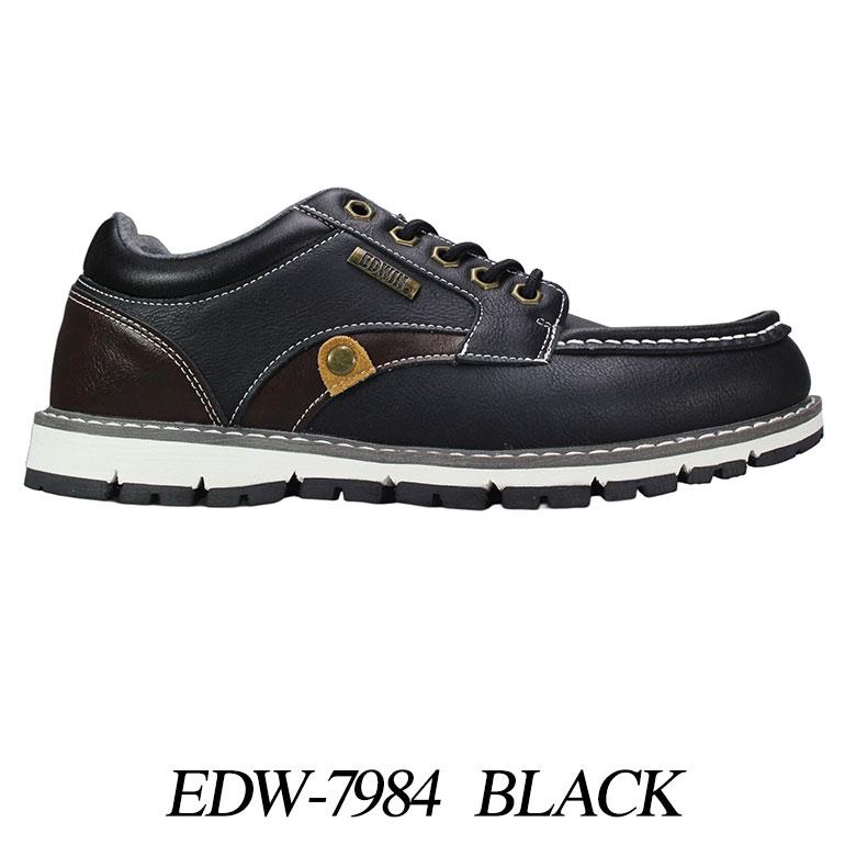EDWIN（エドウィン） 防水スニーカー メンズ EDW-7984 ブラック