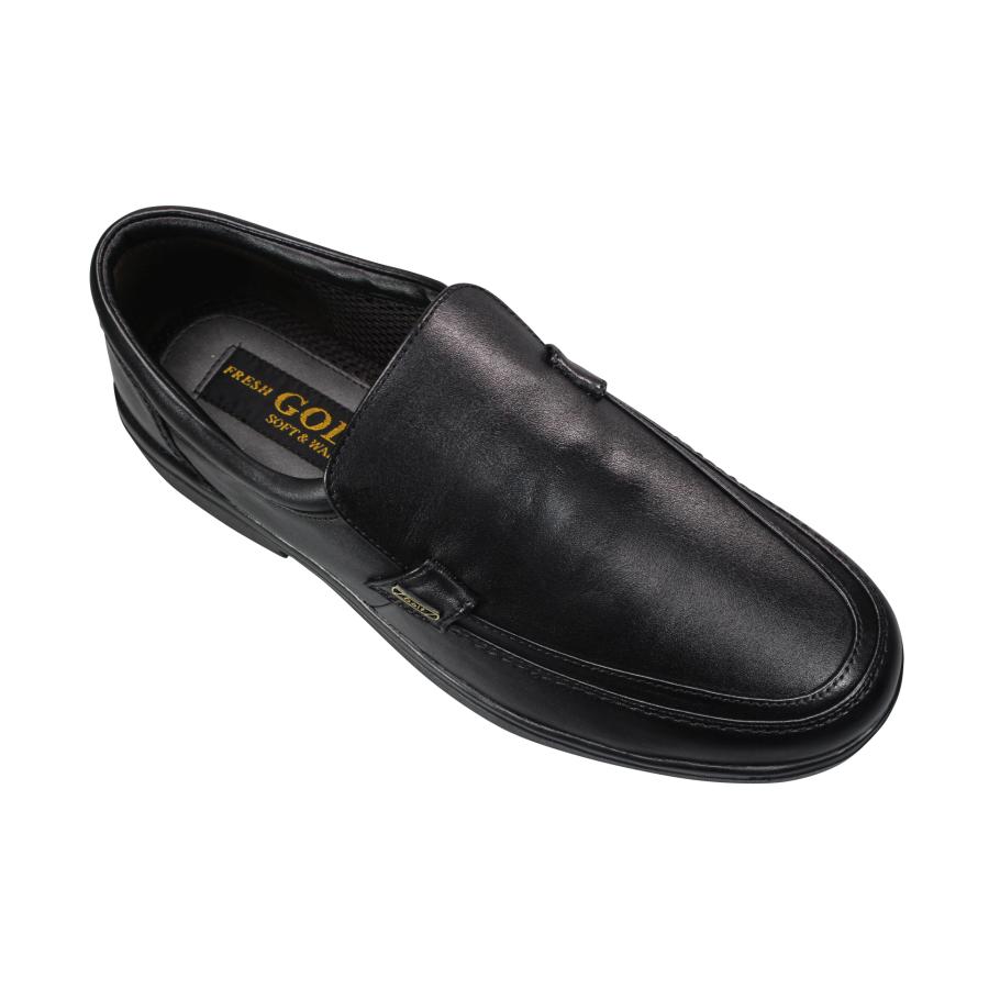 ISETAN MENS ゴルフシューズ　メンズ　サイズ25.5　本革 ゴルフシューズ ゼロ・スパイク バイター ワイド ブラック SH2507