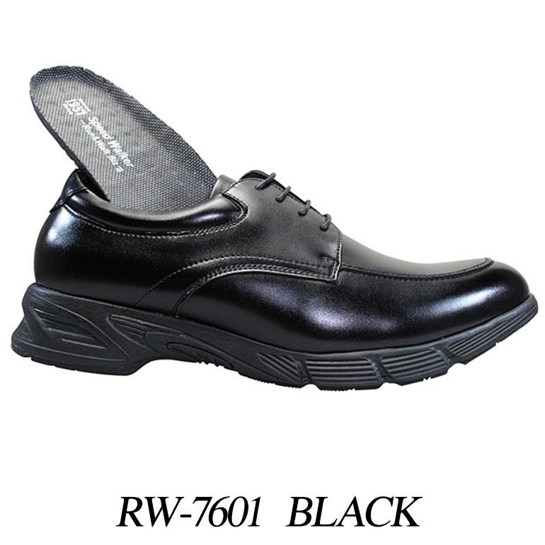 ビジネスシューズ メンズ スピードウォーカー RW7600 RW7601 RW7602 ブラック 黒 冠婚葬祭 紳士靴 3E 幅広 走れるビジネスシューズ