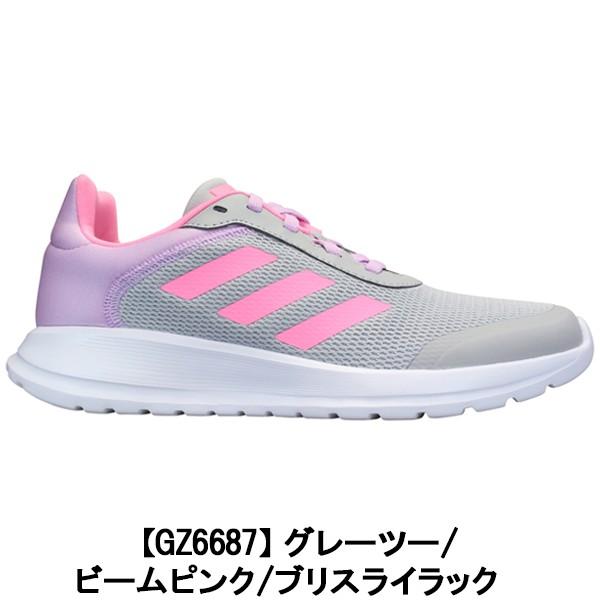 ランニングシューズ アディダス GZ6687 テンソーランK グレー/ピンク