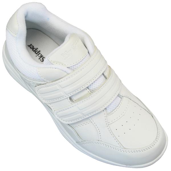 秋毎 白スニーカー 通学スニーカー レディース 白スクールシューズ