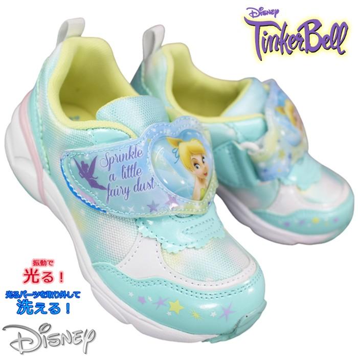 883【新品未使用】￥35,800／激レア入手困難／ティンカーベル靴／クリスマス MoonStar（ムーンスター） 光るスニーカー ディズニー ティンカーベル