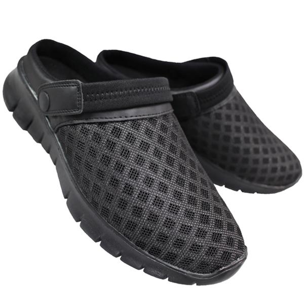 メンズ クロッグサンダル 4549 グレー・ブラック 25cm〜27cm