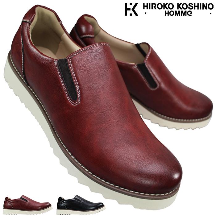 HIROKO KOSHINO（ヒロコ コシノ） サイドゴアスリッポン HIROKO