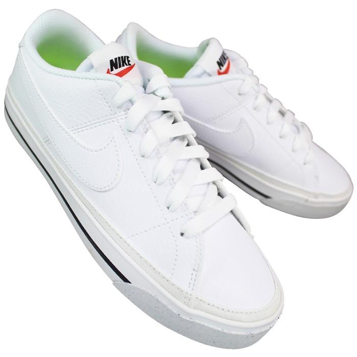 ナイキ スニーカー レディース NIKE WMNS コート レガシー NN ローカット コートスタイル コートシューズ 女性 レディースシューズ 白靴 ホワイト スポーツ  レディースシューズ スポーティ 通学靴 ブランド nike COURT LEGACY LO NN くつ/DH3161-101 NIKE（ナイキ） スニーカー ウィメンズ コート レガシー NN DH3161 101