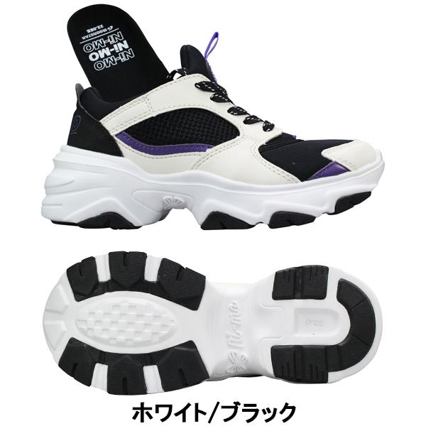 Ni-mo 厚底スニーカー ニーモ NM J113 Awesome ATZK ホワイト Ni-mo 厚底スニーカー ニーモ NM J113 Awesome ATZK ホワイト
