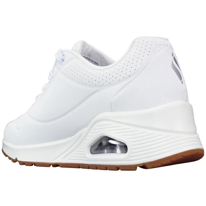 Skechers サイズ24(38) ホワイト スニーカー SKECHERS スニーカー レディース 靴 白 ホワイト デザイン