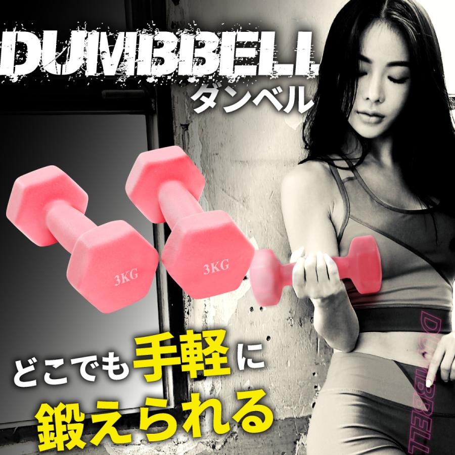 ダンベル (10kg 2個セット/ ブラック ) 筋トレ/トレーニング