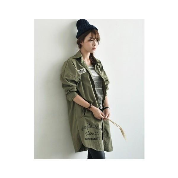 ミリタリー ジャケット アウター ミリジャケ 長袖 ピーチスキン 薄手