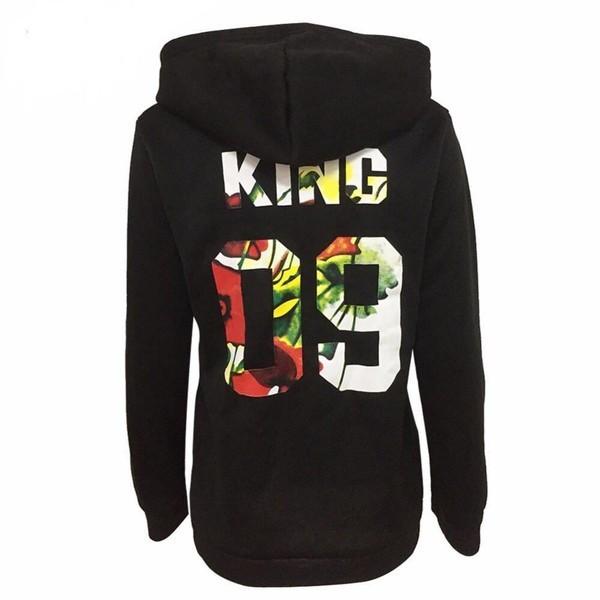 ペアルック カップル お揃い パーカー フード スウェット 長袖 キング クイーン メンズ レディース ルームウェア 大きいサイズ 人気 送料無料 486 Joyme 通販 Yahoo ショッピング