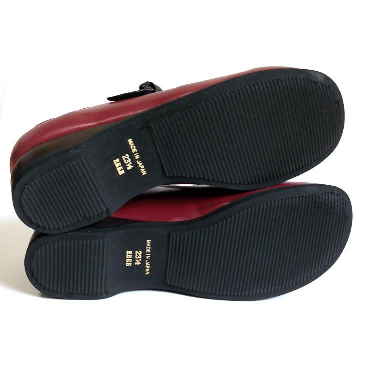 幅広4e 本革歩きやすい日本製 本革 婦人靴 履きやすい 4eで足に優しい