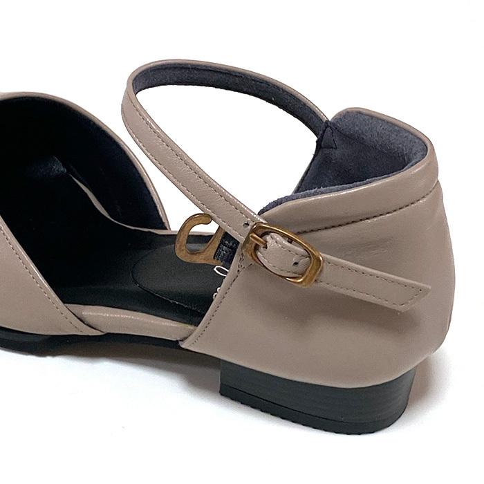 太ヒール セパレートパンプス 5E ストラップパンプス かわいい