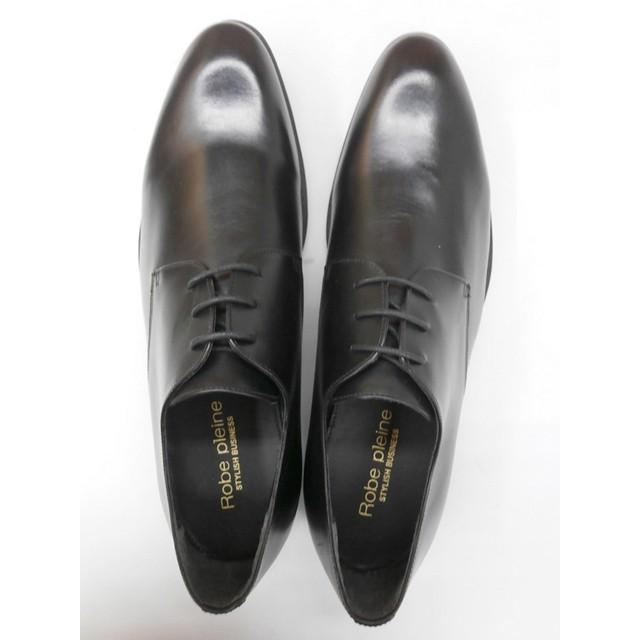 Robe pleine（ロベプラン） 激安マッケイ式 本革ビジネスシューズ プレーントゥ RP-3001（ブラック） メンズ 靴