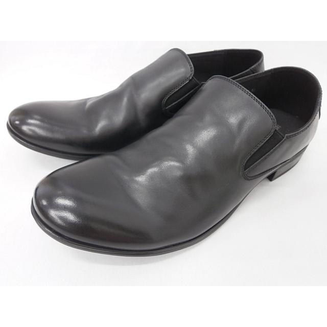 日本に ソフトレザー フープディドゥ whoop'-de-doo' プレーンスリッポン 靴 メンズ 21630006（ブラック） スリッポン