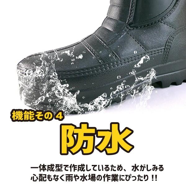送料無料】ショート レインブーツ ベルト CONVOY コンボイ メンズ 孔